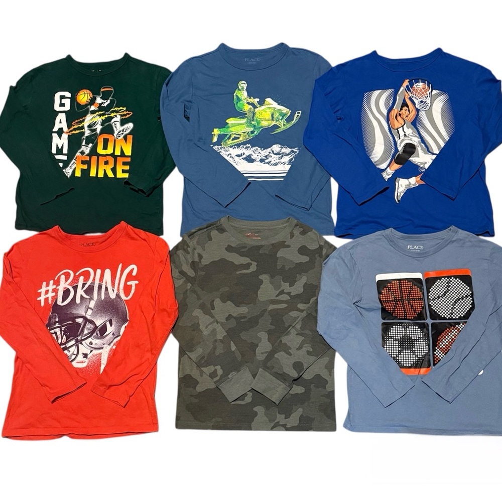Boy’s Long Sleeve T-Shirts Bundle (Size 7/8)